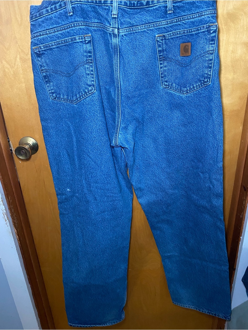 Carhartt Men's Deep Blue Relaxed Jeans